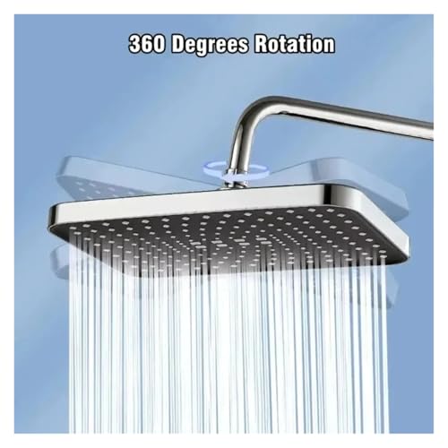 Pomme de douche haute pression pour manque de pression eau 35 cm