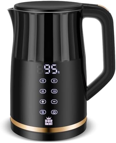 ForMe Stainless Steel Kettle 1.7 L Temperature Selection 40-100 °...