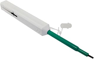 One-Click Fiber Optic Connector Cleaner Pen FTTH Connector Cleaning Pen Tools for 2.5mm SC ST FC SC/APC and FC/APC Connectors(Green)