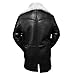 NM-Fashions Bane Costume Coat Knight Rises Shearling Tom Hardy Costume Winter Black Trench Leather Coat