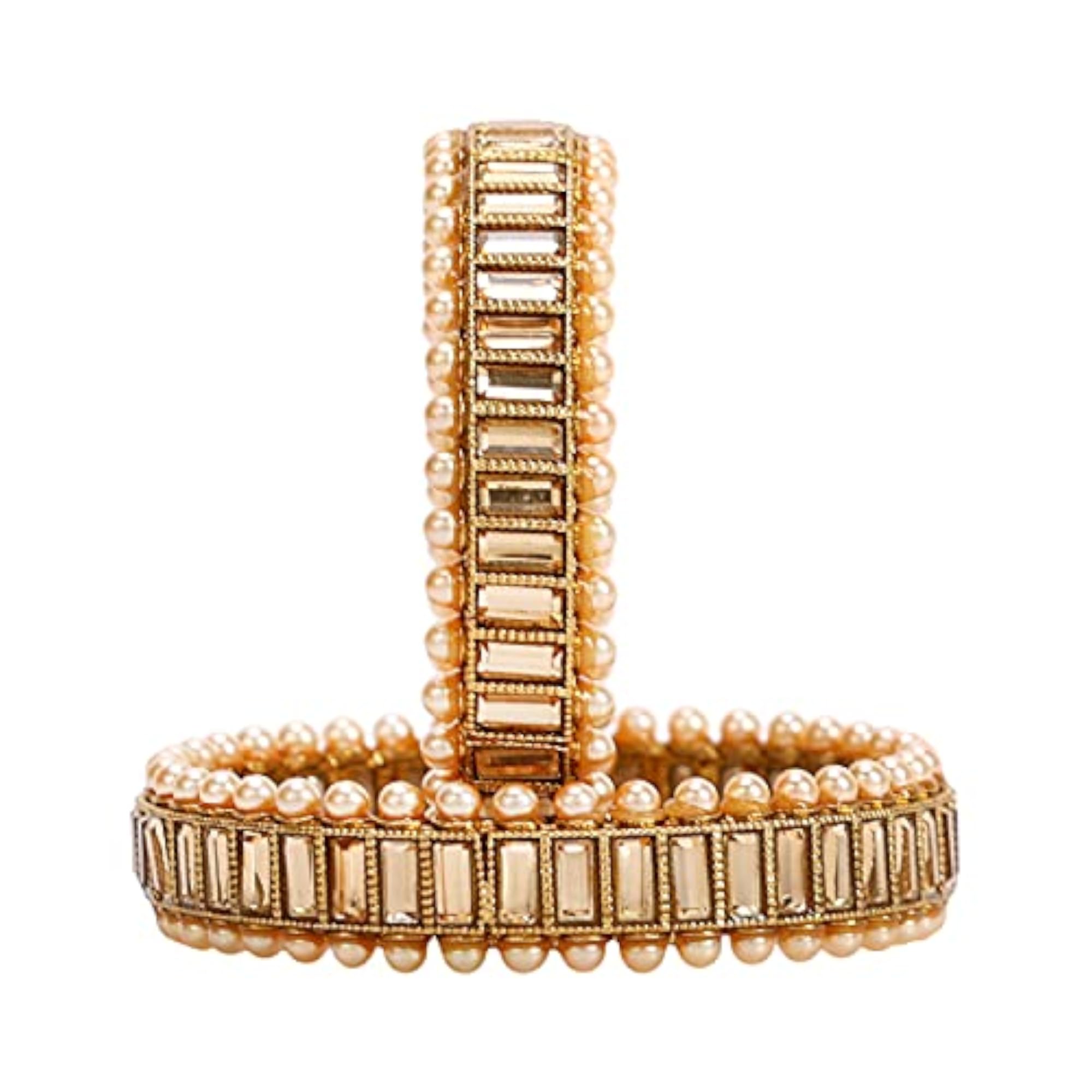 Plated Bangles Set for Women (2.8) - Elegant Jewelry Accessories