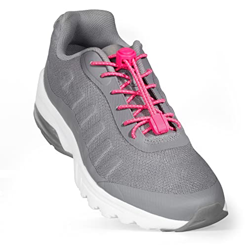 Image of HOMAR Elastic No Tie Shoe Laces Stretch Tieless Shoe Laces for Sneakers No Tie Shoelaces Elastic Laces for Adults and Kids