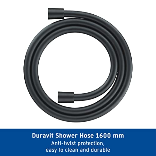 Duravit Universal Shower Hose, Shower Hose 1,60 m with Anti-Twist Protection, Kink Protection, Black Matt - Image 3