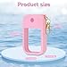 Hand Sanitizer Spray Case Compatible with Touchland Power Mist 1 oz – Silicone Case with Keychain for Touch Land Mist 1 fl oz（30 ml）, Hydrating Hand Sanitizer Accessory for 1 fl oz (Pink, 1 Pack)