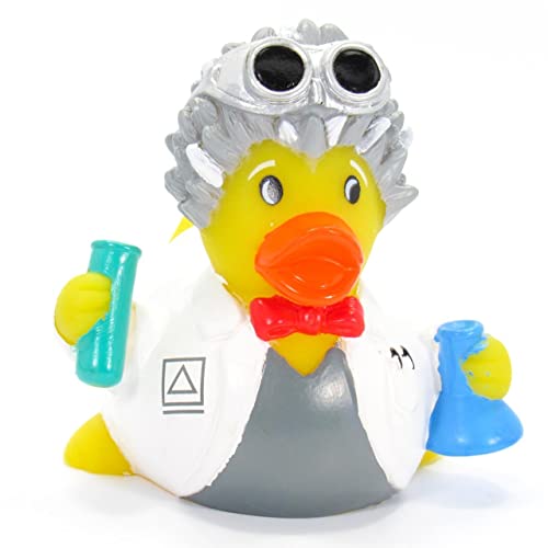 Mad Scientist Rubber Duck Bath Toy | Weighted, Safe, Floating | 100's of Styles to Chose | Collect Them All | 3.5 x 3.5 x 3.5