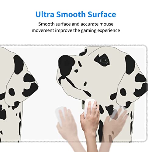 Tapis de souris Dalmatien grand format pour protéger le bureau