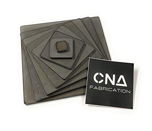 Welding Kit - Lap Joint Trainer Pyramid - 11 Gauge Steel Squares - Practice Training Diy - Mig Tig Stick Gas Arc Weld (Other, Squares) #TOP4