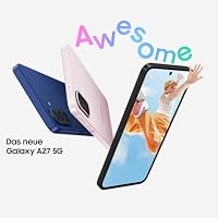 Samsung Galaxy A27 5G Smartphone mit KI-Funktionen, Handy, Light Pink 128GB – Ansicht 3