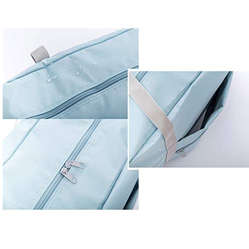 Axgo Folding Travel Duffel Bag Packable Light Nylon Water Resistant Tote Weekend Getaway Overnight Carry-on Shoulder, Wine Red