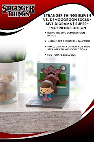 Loot Crate Stranger Things Eleven Vs. Demogorgon Exclusive Diorama | Collectible Superemofriends Figure| Art Design By Jsalvador #TOP6