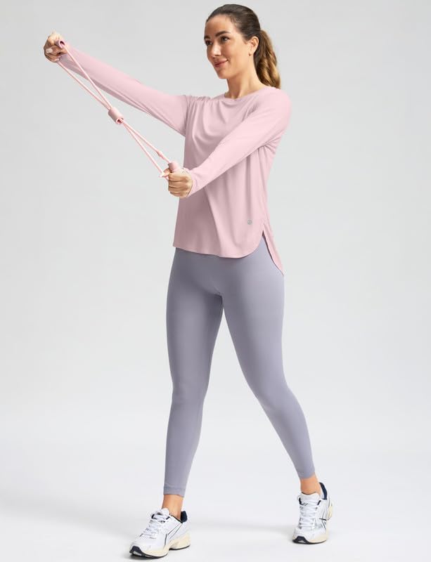 Women's Sun Shirts UPF 50+ Long Sleeve UV Protection Shirt Lightweight Quick Dry Workout Hiking Tops for Women - Image 2