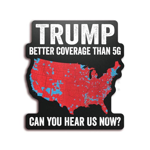 Imán decorativo Trump 5 pulgadas con diseño político conservador miniatura 2