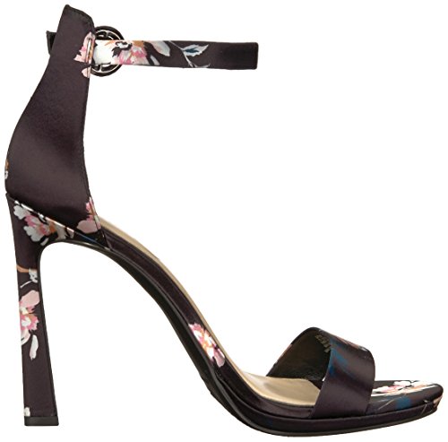 jessica simpson plemy satin ankle strap dress sandals Jessica Simpson Plemy Silver Multi Floral High Heel Ankle Strap Sandal Size  9.5