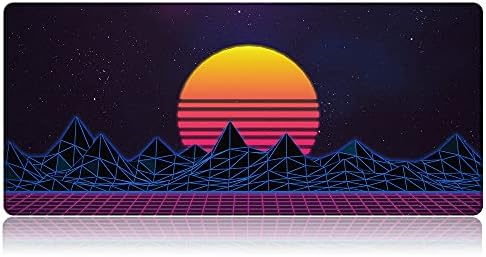 Bimormat Personalized Gaming Mouse Mat,Extended Large Mouse Pad 35.4" x 15.7",Laptop Desk Mat,Thick Enough for Maintaining Excellent Speed and Control,Non-slip Rubber Base (90x40 B6dianxian)