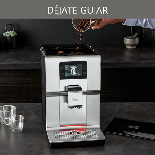 Miniatura 4 de Krups Intuition Experience - Cafetera Superautomática, Pantalla Táctil Color, Máquina De Café Con Indicadores Lumínicos, 17 Bebidas Personalizables, Recetas Personalizadas, Acero Inoxidable