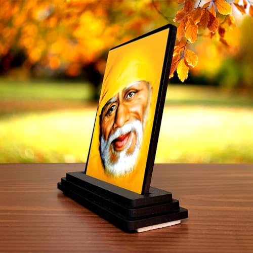 Image of Sai Baba ji Car Dashboard idols Figurine Showpiece | for car and Home| All Purpose