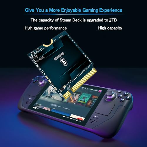 Image of M.2 2230 SSD 2TB NVMe PCIe Gen4.0X4, Internal Solid State Drive Speed up to 5500MB /s, Compatible with Steam Deck, ROG Ally, Surface Pro7+ /Pro8 /Pro9 /Pro10, Mini PCs