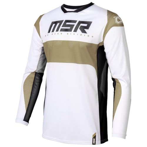 MSR NXT Air Motocross Dirt Bike Jersey XXX-Large White/Tan