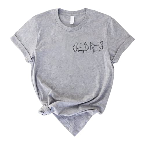 Godmerch Custom Dog Ears Sweatshirt, Line Art Dog Ears Sweatshirt, Custom Dog Photo Sweatshirt, Dog Mom Sweatshirt, Dog Mom Shirts For Women, Dog Mom Gifts For Women, Dog Lovers Gifts #TOP3