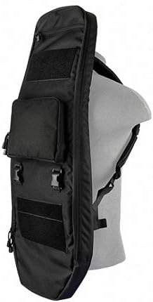 Lancer Tactical 35" Backpack V. 1 Padded Rifle Bag BLACK Firearm Backpack Pistol Handgun Case