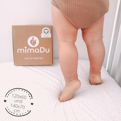 Drap-housse coton mimaDu 70x140 pour lits bébé ovales et carrés - 7