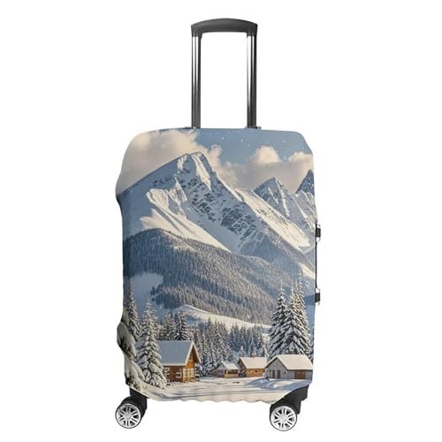 Housse de bagage anti-rayures pour protéger et repérer sa valise cabine S motif neige