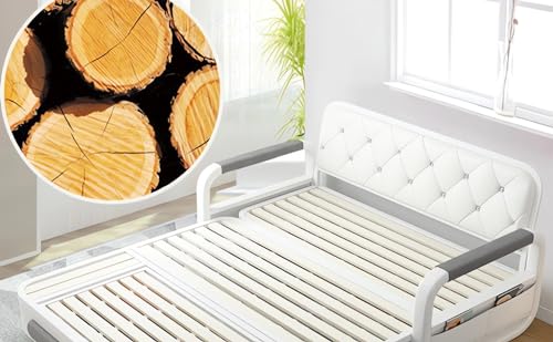 Image of WENBO HOME Sofa Bed, Pull Out Double Multifunction Couch, Modern Style Chair For Living & Bed Room (1.28m, Multicolor)