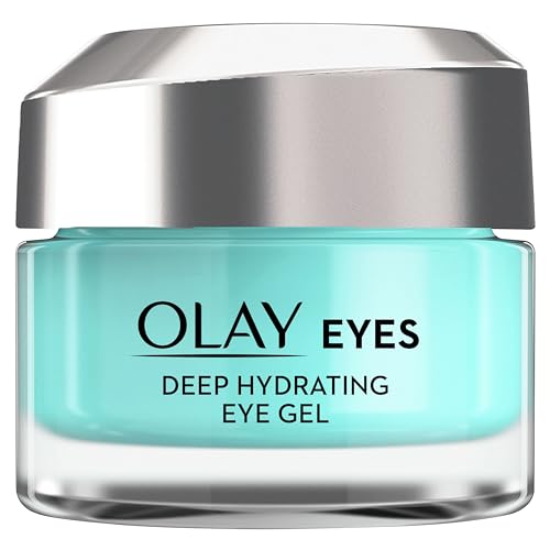 Olay Eyes Deep Hydrating Gel contorno de ojos, con ácido hialurónico para contorno de ojos seco y cansado, 15 ml
