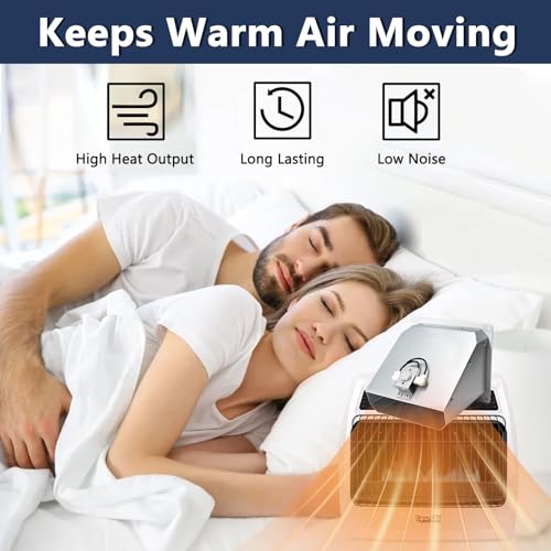 Image of Hiorucet WHF100 Heater Fan Blower for Dyna-Glo 30000 BTU Natural Gas Blue Flame Vent Free Wall Heaters, WHF100 Fan Blower for Mr. Heater, Dyna Glo, Comfort Glow Wall Heaters.
