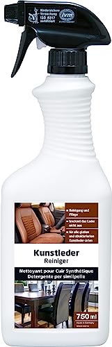 Glutoclean Kunstleder Reiniger 750ml I Pflege & Reinigung I Entfernt Schmutz ohne Leder auszutrocknen I Für glatte & strukturierte Kunstleder