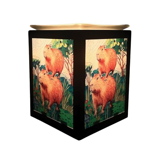Diffuseur d'huiles essentielles capybara et brûleur de cire - 2