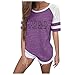 HULKY Femme T Shirt Sweat Tee Shirt Femme Été Tumblr Chic Sexy Imprimé Top Haut, 2020 Nouveau Mode T-Shirt Femmes Moulan Shirt Manches Courtes en Vrac Tops Basique Col Rond Tee Shirts