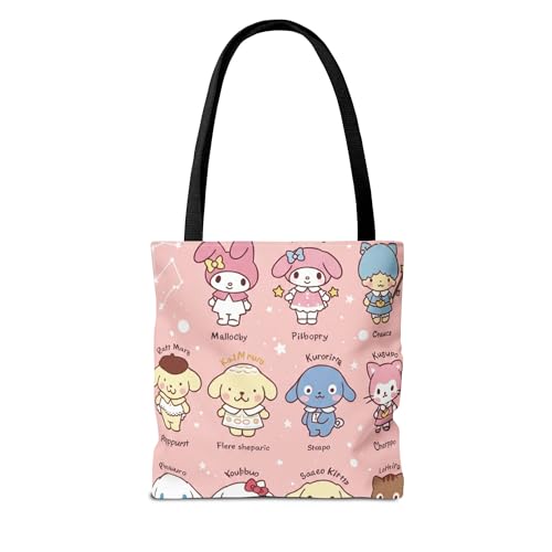 Cute Character Tote Bag, Reusable Shopping Bag,Tote Bag Birthday Gift2