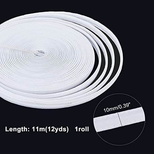 Ph Pandahall Cotton Covered Polyester Boning For Sewing, 12 Yards 10Mm White Corset Boning Poly Sewing Garment Bra Boning For Wedding Dress Bridal Evening Gowns Lingerie Hats Swimwear Handbags #TOP5