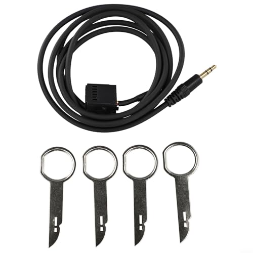 Adattatore per cavo audio Input Aux: questo adattatore è stato appositamente progettato per le unità CD/Radio da 5000 CD, 6000 CD e 6006 installate in fabbrica su CD/Radio Headunits nel fuoco. Consente di collegare dispositivi esterni come computer portatili o lettori DVD per un'esperienza audio migliorata.