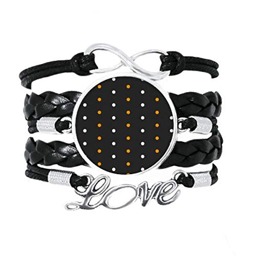 Bracelet à tricoter en cuir torsadé pour un atelier créatif de soirée Halloween