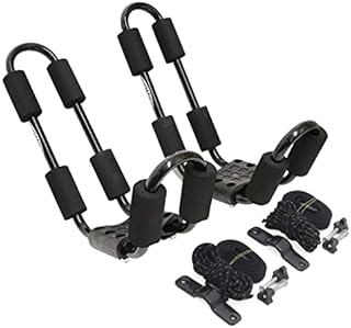 Conwy Kayak Heavy Duty Kayak Roof Rack Double J Bars and Straps J2