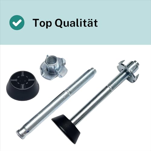 Fuß passend als Ersatzteil für IKEA Pax Kleiderschrank 110617 110618 Nivellierfuß Stellschraube (2 Stück)