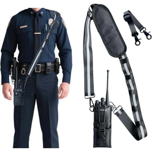 Arnés de walkie talkie con hebillas de metal y ajuste antibalanceo 7