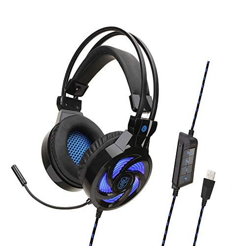 Auriculares LED USB para portátiles y jugadores nocturnos de Nintendo Switch