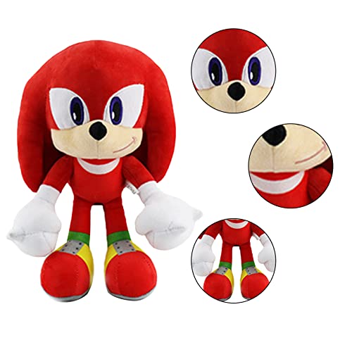 For The Hedgehog 11.8" Plush Toys, For Knuckles Shadow Tails Plush Doll Toys Gifts For Boys And Girls Cartoon Character Plush Children (Knuckles) #TOP6