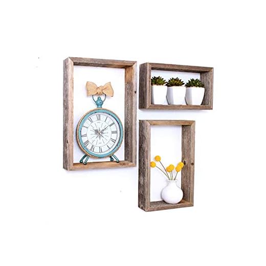 BARNWOODUSA Rustic Floating Shelves Set