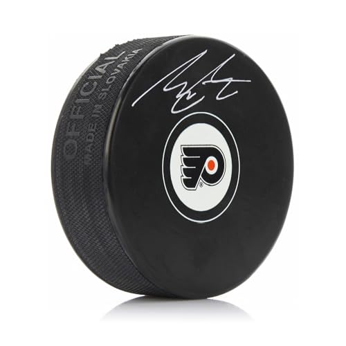 Morgan Frost Flyers Autographed Hockey Puck