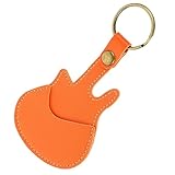 Totority ギターピックレザーケース ピックケース ギターポーチ ホルダー カポ収納袋 キーホルダー ポータブルホルダー 収納 バッグ プ