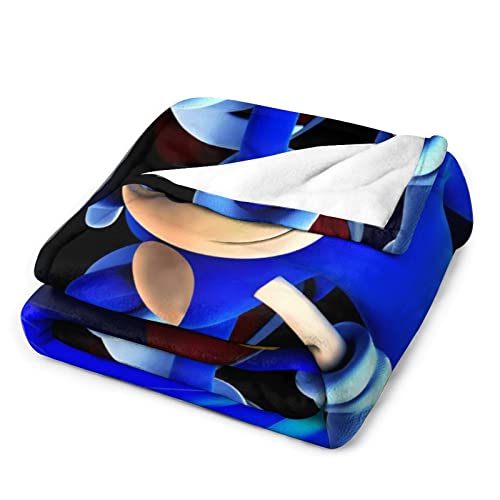 Feinstein Cartoon Blankets Super Soft Throw Blanket Air Conditioner Warm Cozy Flannel For Couch Bed Sofa Car 50''X40'', Black 2 #TOP2
