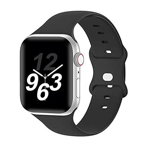 Silikonarmband Kompatibel mit Apple Watch-Bändern 41mm 40 mm, 38 mm, Ersatzarmband für weiche Silikon-Sportarmbänder für die iWatch SE-Serie 7/6/5/4/3/2/1 Cover