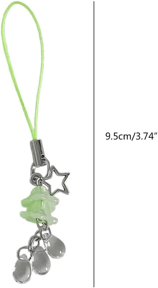 Phone Charm Star Jellyfish Pendant Keychain Phone Chain Strap Lanyard Backpack Ornament Bag Accessory Car Key Holder image 5