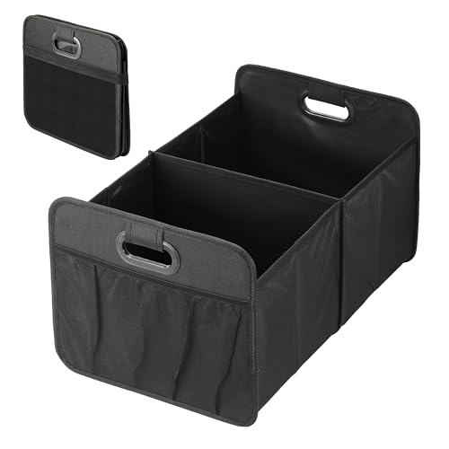 YSSOA Car Trunk Organizer, Foldable 2 Compartment 50L Storage Box...