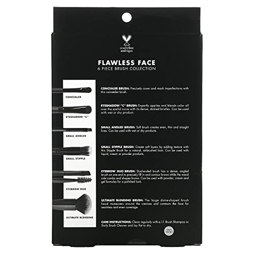 E.L.F. Flawless Face Kit, 6 Piece Brush Collection - Image 4