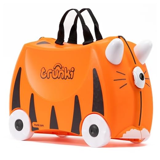 Trunki Ride-On resväska: Tipu Tiger (orange)